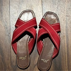 J. Crew Woven Sandals
